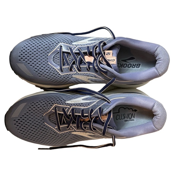 Brooks Women's  Ghost 12 Running Shoes Size‎ 11 Gray Silver Neutral Support - Picture 6 of 9